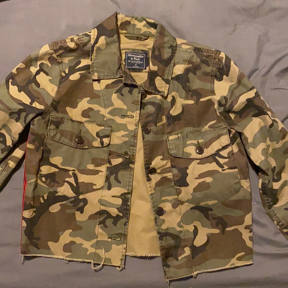 Abercrombie and Fitch camo jacket